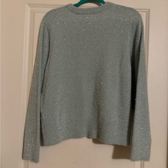 Light Blue tinsel sweater - Picture 3 of 4
